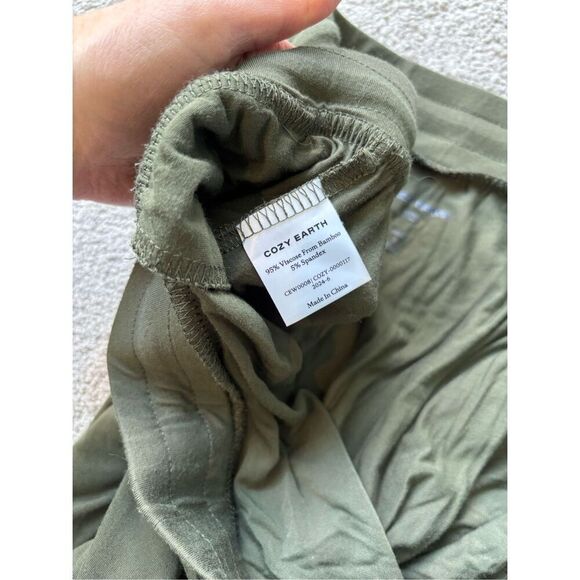 NWOT Cozy Earth Bamboo Stretch-Knit Short Sleeve & Pant Pajama Set $140 2XL F15 - Picture 9 of 9